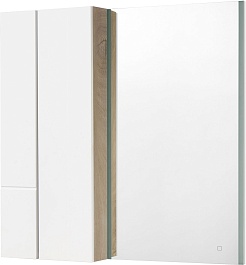 Акватон Мебель для ванной Мишель 100 дуб эндгрейн/белый с раковиной Infinity – фотография-10